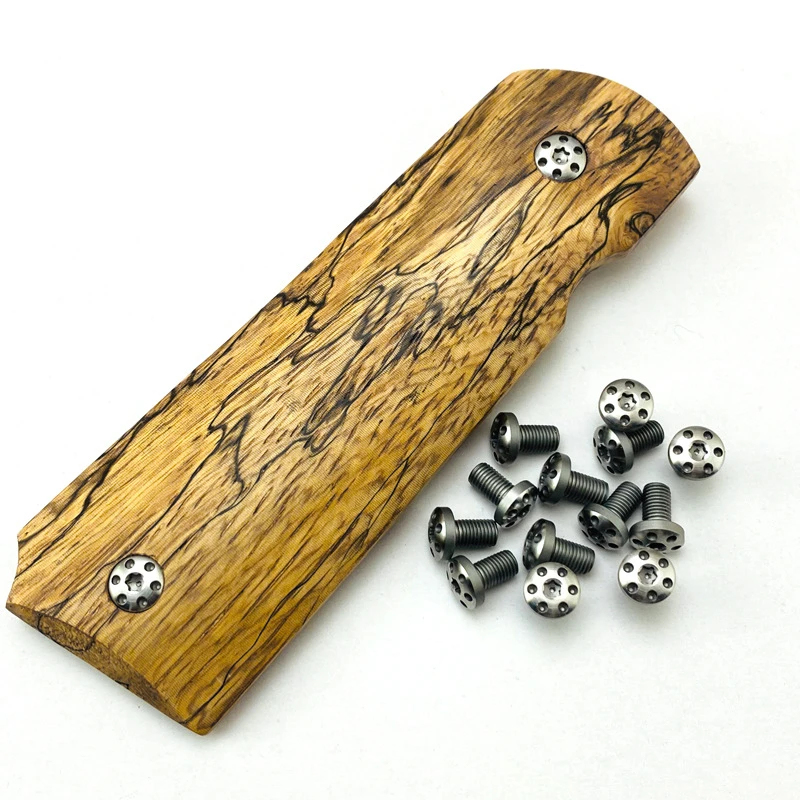 Durable Custom CNC Stainless Steel Screws Bolt with T8 Torx Keys for 1911 Grips