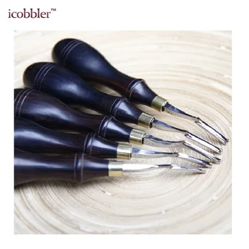 

1/5Pcs High Quality Leather Edge Stitching Groover Cutting Knife Leather Stitching Cutter Thinning Tools Wide Scraper Edge DIY