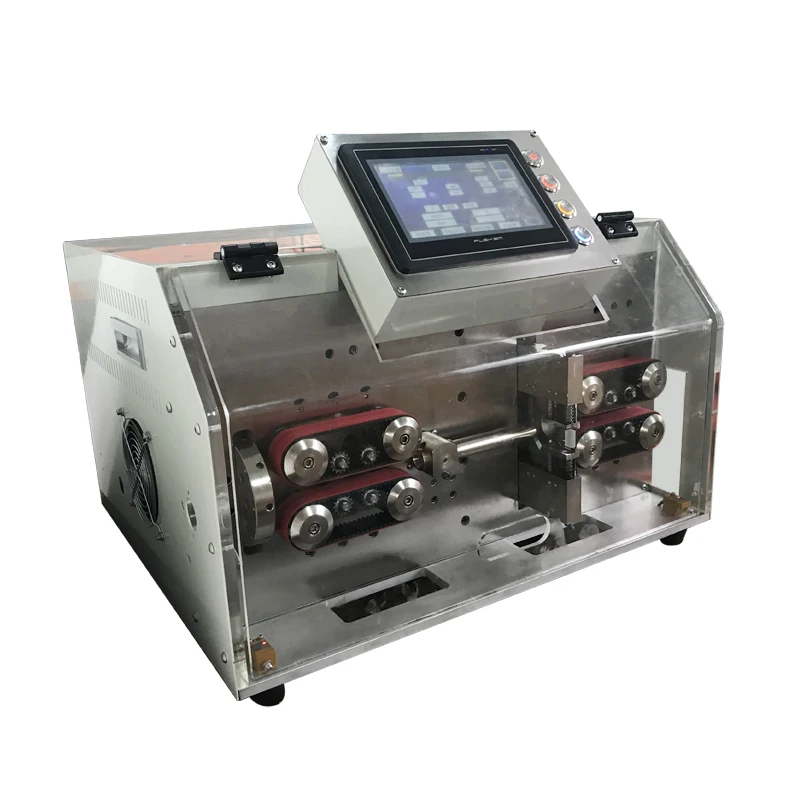 SWT508 YHT2 Automatic Peeling Striping Cutting Machine For Wire Computer Strip Wires 3-10mm Double 