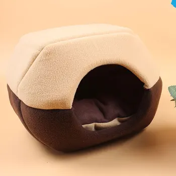 

Winter Cat Dog Bed House Foldable Soft Warm Animal Puppy Cave Sleeping Mat Pad Nest Kennel Pet Supplies VJ-Drop