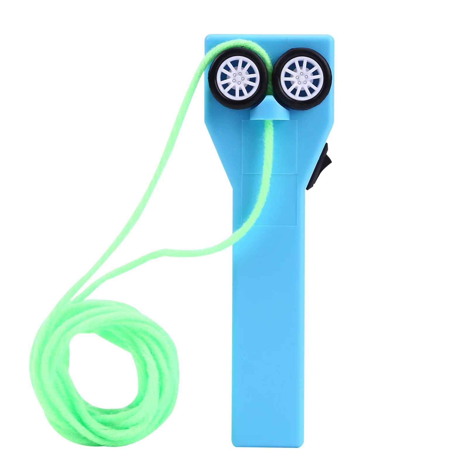 Hand Held Fun Electric Toy for All Ages Rope Launcher LPDM String Launcher Blue Tiktok Creative Zip String Controller Rope Thruster Propeller