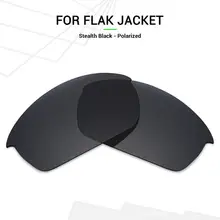 MRY поляризованные Сменные линзы для Оукли Flak солнечные очки к куртке маскирующий черный