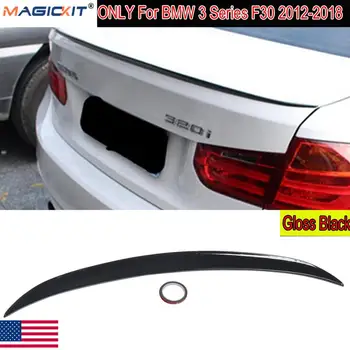 

MagicKit Gloss Black Rear Trunk Boot Spoiler Wing Fit For BMW 3 Series F30 12-17 MP Style BIG PROMOTION US STOCK