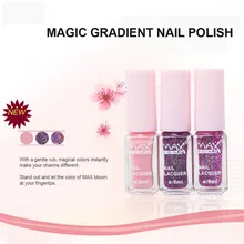 3 цвета, для коктейльного дизайна ногтей, на водной основе, с запахом, быстро сохнет, нетоксичный, градиентный блеск, лак для ногтей