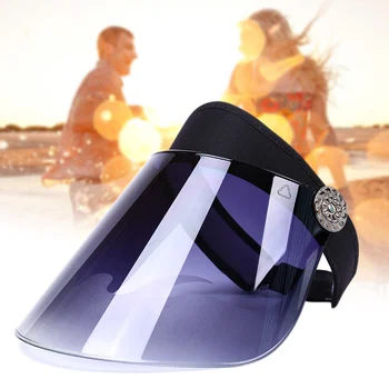 

Hot Unisex Plastic Visor Sun Hat Adjustable Sports Sunvisor Outdoor Summer Cap IE998