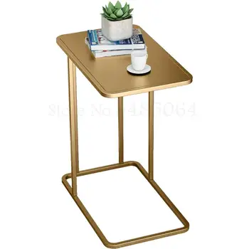 

Nordic Ins Marble Tea Table Modern Minimalist Sofa Side Cabinet Rack Corner Table Bedroom Bedside Square Table