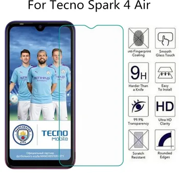 

2.5D 9H Tempered Glass For Tecno Spark 4 Air Screen Protector Toughened protective film For Tecno Spark 4 Air Phone Glass