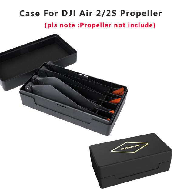 DJI Mini SE Plastic Propeller Blade Storage Box Anti-fall Protection Box For DJI Mavic Mini/Mini2/Mavic 2/Air 2S Accessories