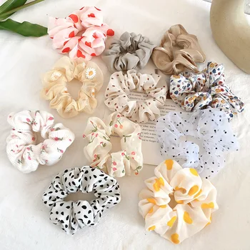 

Fashion White Hair Ring Girl Korean Modal Hair Ties Lady Rubber Bands Accessories
