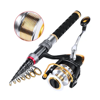

Durable Feeder Rod Fishing Carp Rod Set Telescopic Travel Surf Casting Carbon Trolling Fishing Reel and Line1.5-3.6m In stock