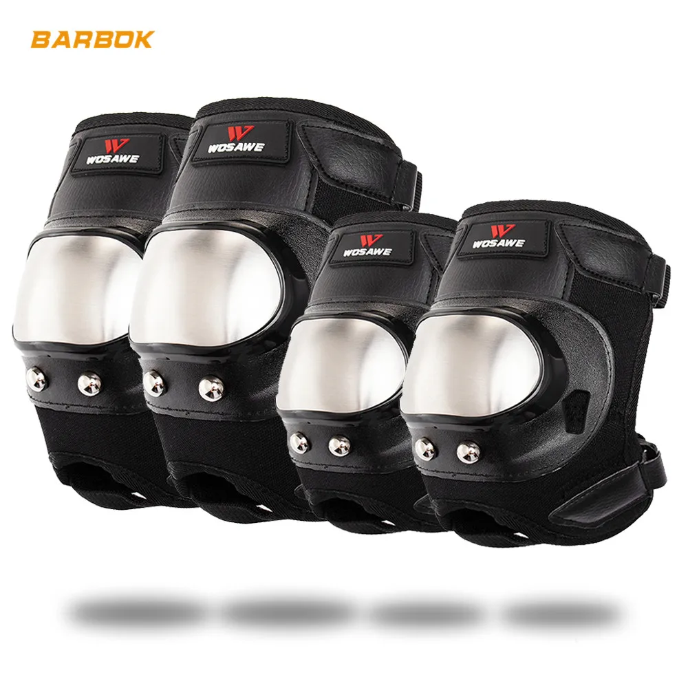 

WOSAWE Motorcycle Knee Protector Downhill Protective Gear Guard Off Road MTB Hockey Roller Snowboard Ski Elbow Protection Pad
