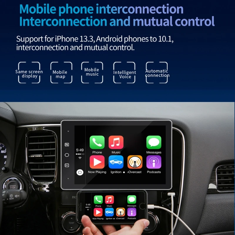 GPS Bluetooth compatible FM 9.5 Inch 