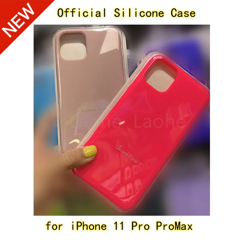 

2019 Original Official Silicone LOGO Case For iPhone 7 8 11 Plus Case For Apple iPhone X XS Pro Max ProMax XR 6 6S Plus Case