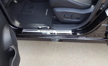 

For Nissan J112015 to 2018 Qashqai Car Accessories Door Sill Scuff Plate Stainless Steel Door Sills Pedal Car Styling Sticker