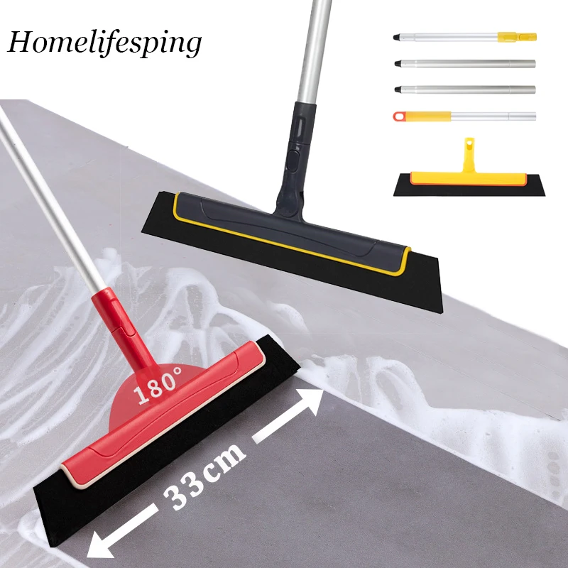 38 Inch Adjustable EVA Squeegee Broom Professional Water Sweeper for