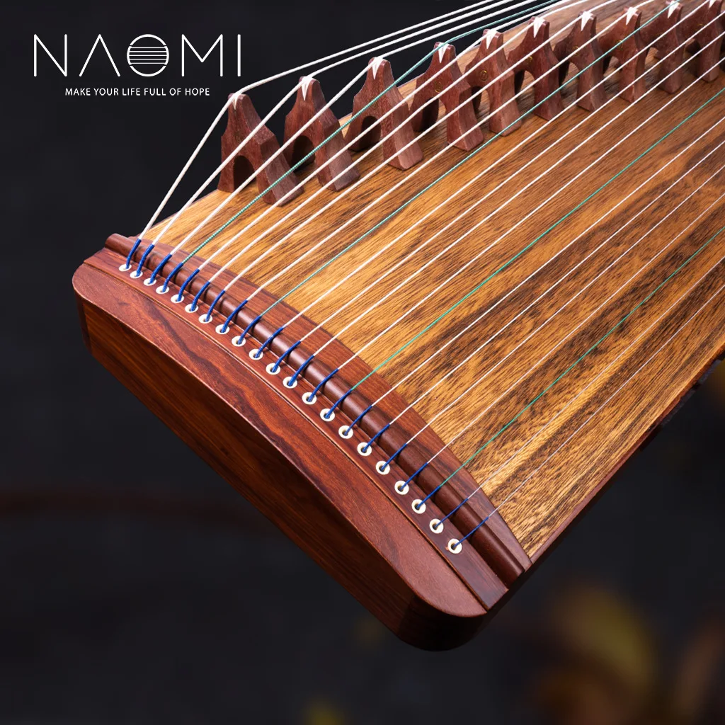 1m small guzheng test level out to carry the zither