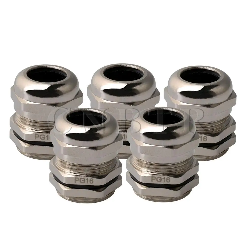 

CNBTR 5Pieces Straight Through Cable Waterproof Connector Thread Length 7.5mm