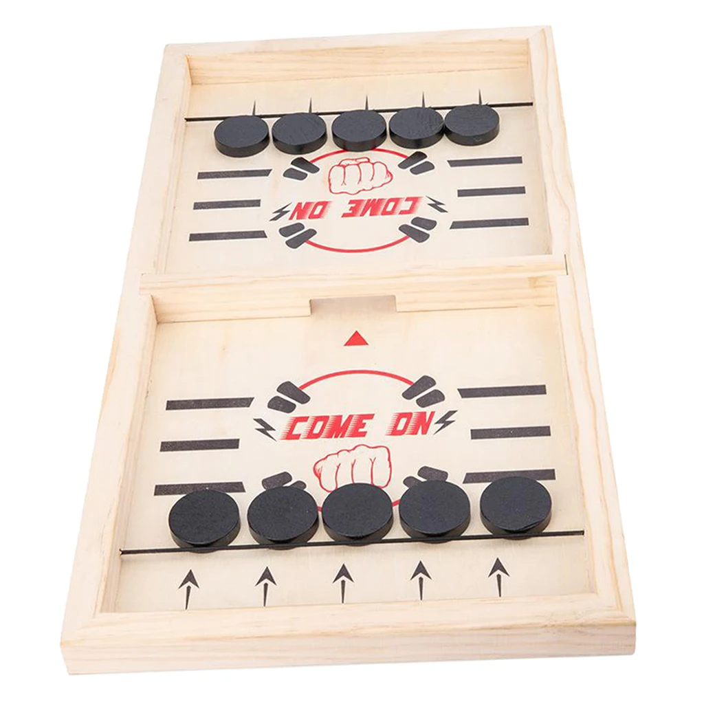 Paced Sling Puck Winner Fun Toys For Family Parents Child Kids Board-Game Party Game Time Funny Toys Fast Hockey