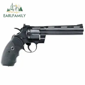 

EARLFAMILY 13cm x 6.8cm for Colt Python Paintball Vinyl Car Wrap Car Stickers and Decals Waterproof Car Styling Graffiti Sticker