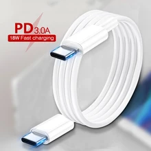 FBYEG usb type-C к USB C кабель для samsung S10 S9 Xiaomi Note 7 Быстрая Зарядка Поддержка PD 18 Вт 3A для USB-C зарядное устройство