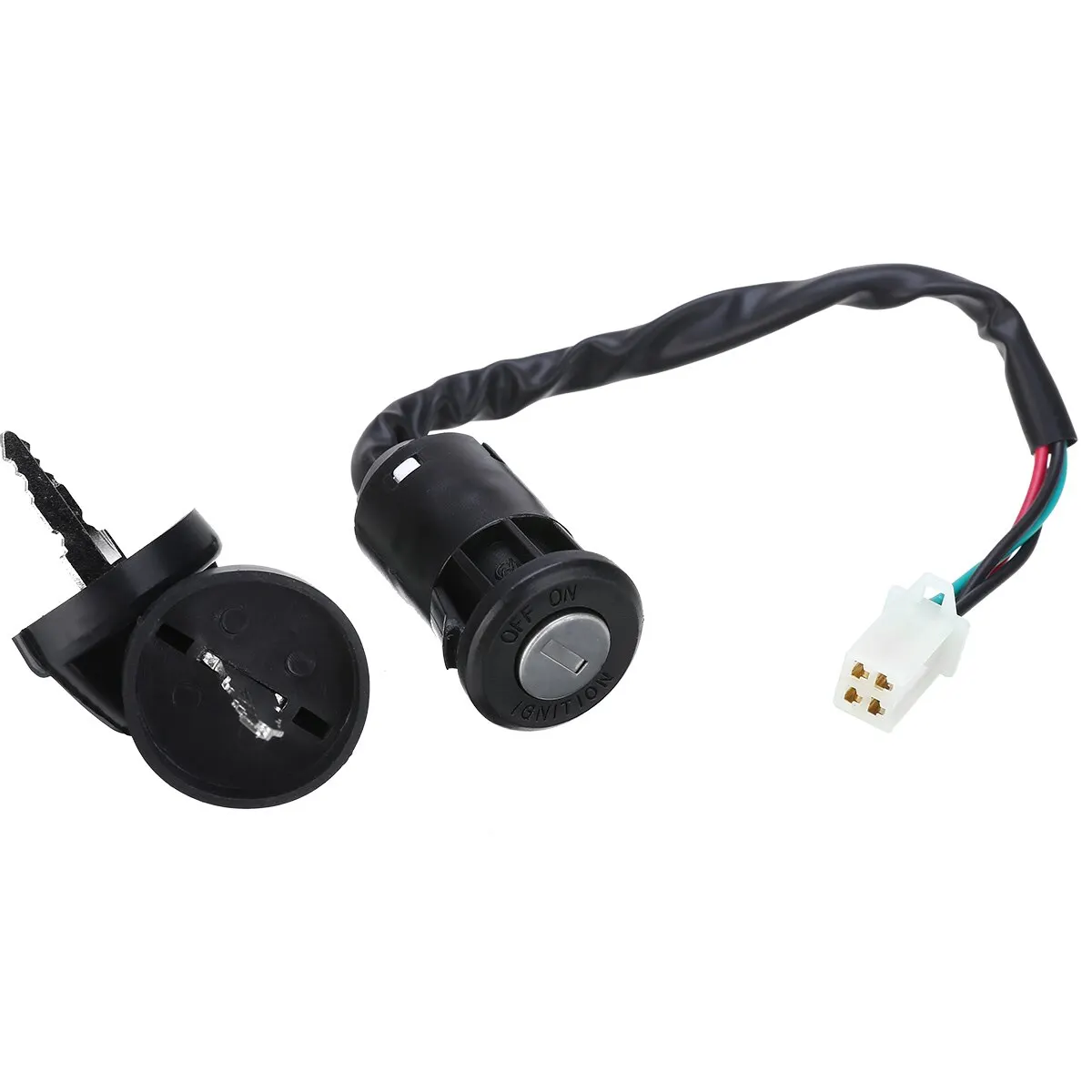 Locks & Latches 1pc Universal Motorcycle 2 Ignition Key Switch 4 Wire On/Off Quad Motorbike Start Switch Door Lock Keys