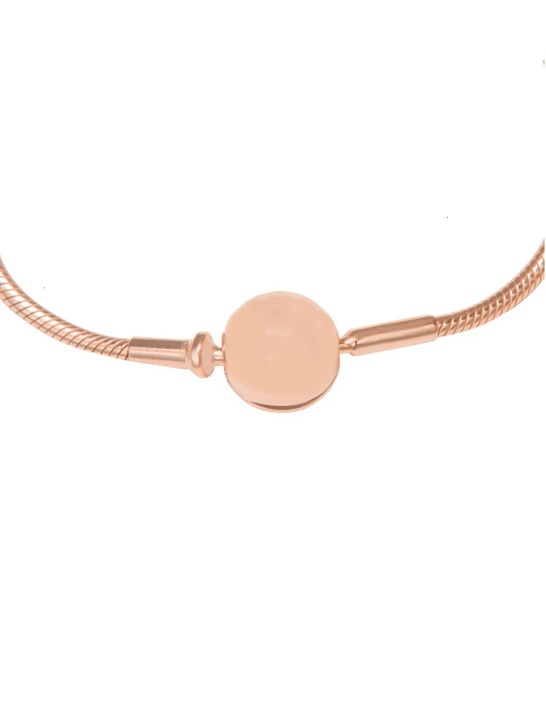 Серебряный браслет 925, ювелирный магазин Boho Bijoux, рождественский подарок, розовое золото