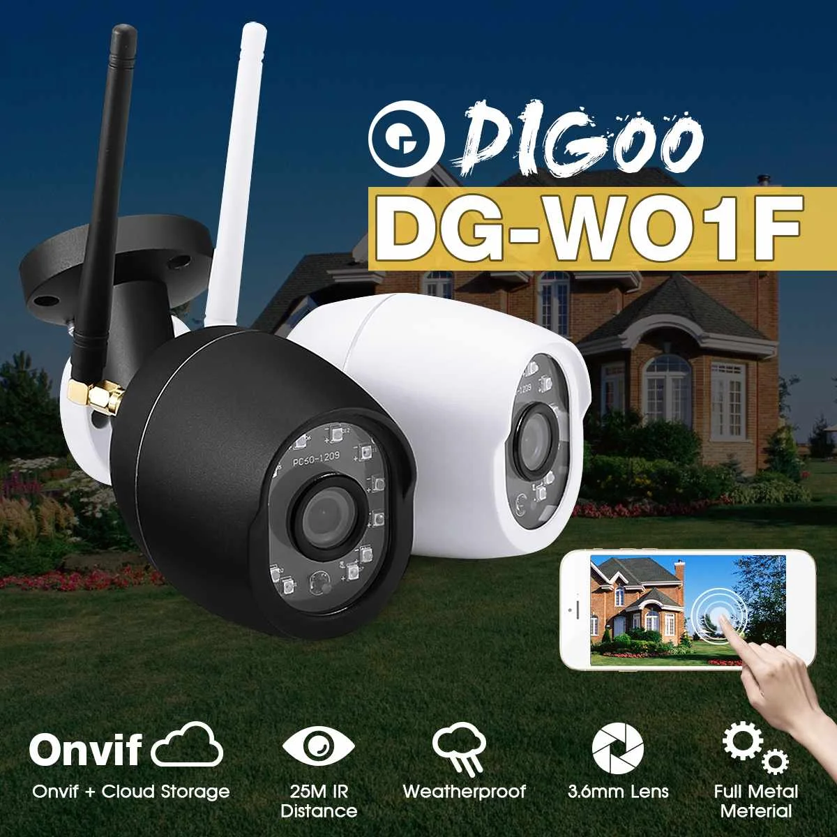 HD 720P облачная Беспроводная ip-камера, интеллектуальная автоматическая камера слежения за человеком, Домашняя безопасность, видеонаблюдение, CCTV, сетевая камера с wifi, для улицы
