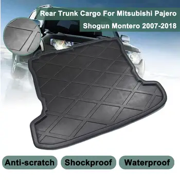 

Cargo Liner Boot Tray Rear Trunk Cover Matt Floor Carpet Mat Kick Pad For Mitsubishi Pajero V97 Shogun 2010-2018 2007 2008 2009