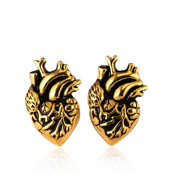 

Human Heart Anatomy Artery Medical Student Gothic Harajuku Punk Stud Earrings