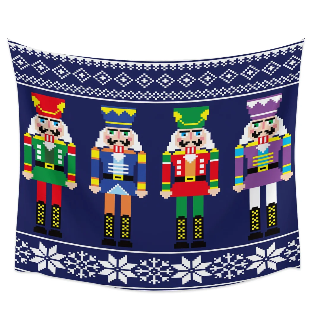 Рождество Щелкунчик гобелен крышка полотенце пляжное Пикник йога коврик украшение дома|Гобелен| |