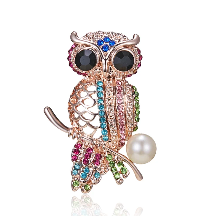 Винтажная брошь с корсажем в виде совы булавка для пальто броши птицами вечерние