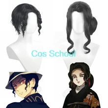 Cos School Kibutsuji Muzan парик Demon Slayer Kimetsu no Yaiba Косплей парики Muzan Kibutsuji Мужская и Женская одежда Аксессуары для париков