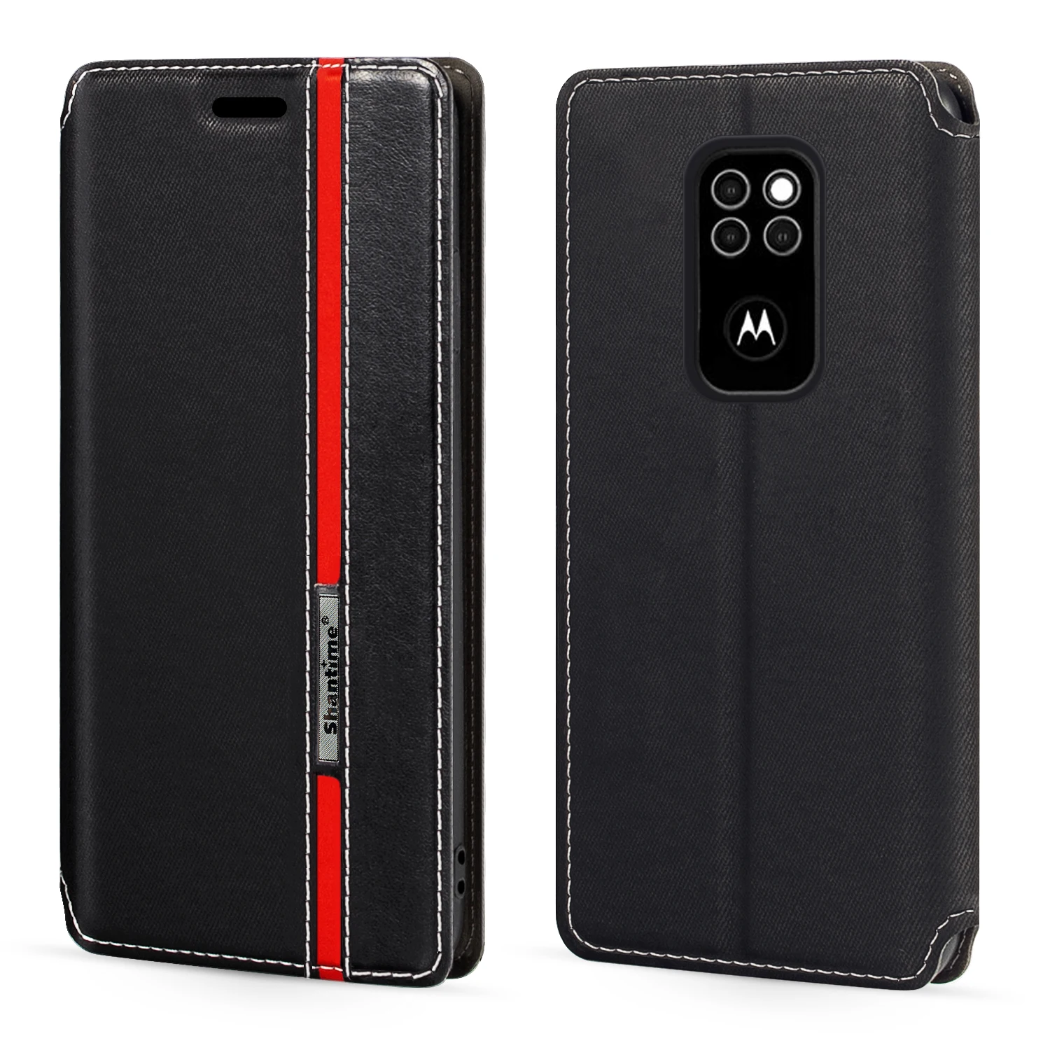 For Motorola Defy 2021 Case Fashion Multicolor Magnetic Closure Leather Flip Case Cover With Card Holder 6.5 Inches. 