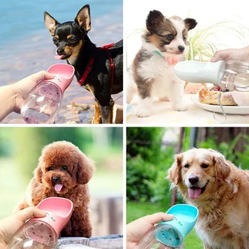 

Pet bottle water bottle, cat and dog outdoor travel portable lightweight drinker feeder water supply tool