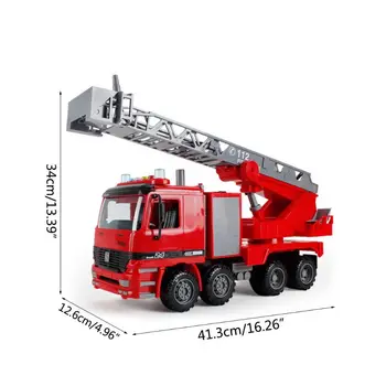 

Children Simulation Inertia Fire Sprinkler Truck with Music Light Model Kids Toy U50F