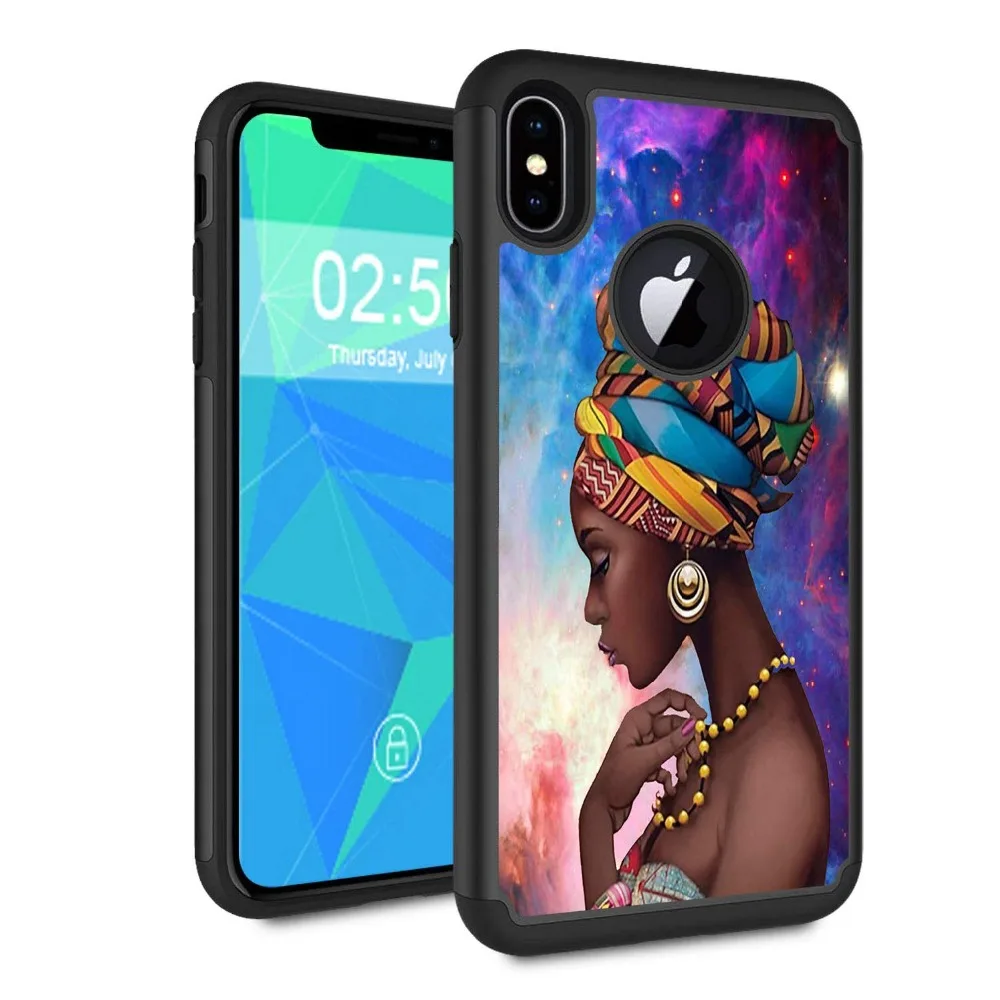 Для iPhone X/XS/XR/XS MAX Чехол для мобильного телефона, мягкий силикагелевый бампер и Жесткий ПК задняя крышка Двойной Слой Ударопрочный для apple 7 8 plus