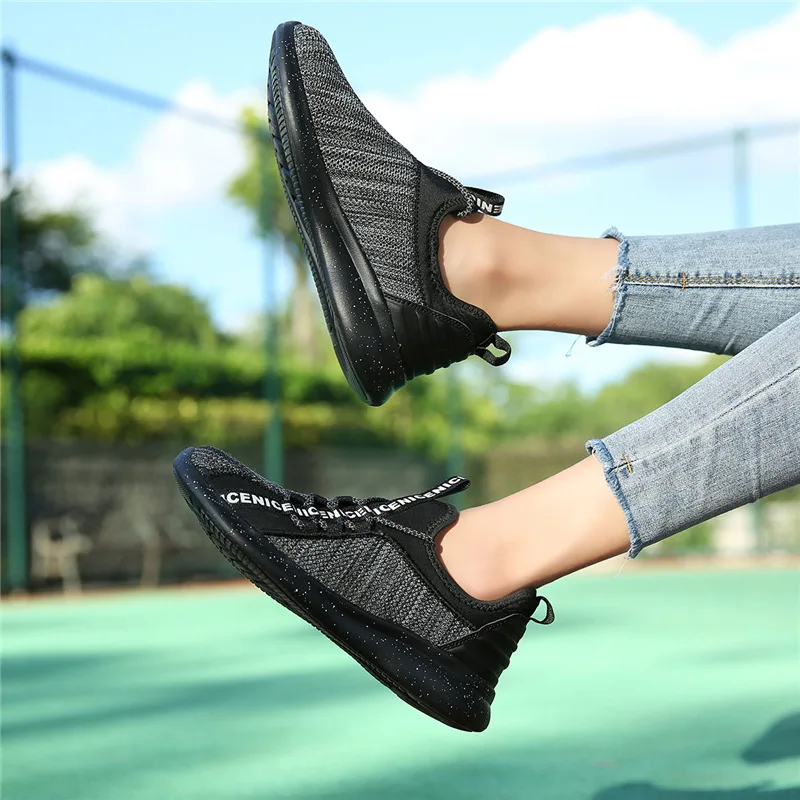 

Espadrilles Women Lace up Lightweight Sneakers Mesh Air Cushion Breathable Deodorant Fashion Office Lady Shoes Bandage Plus Size