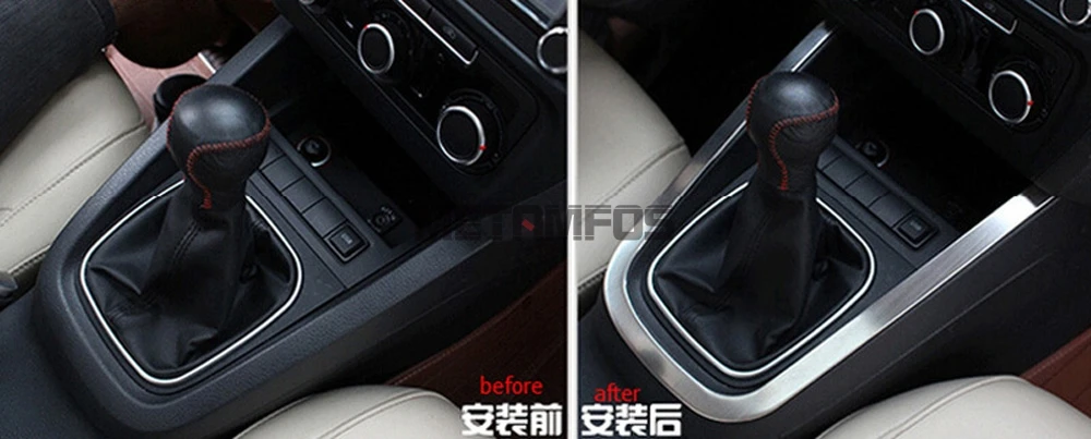 Для Volkswagen Jetta 6 2012 2013 Матовая коробка переключения передач накладка декоративная рамка интерьерные аксессуары для автомобиля Стайлинг