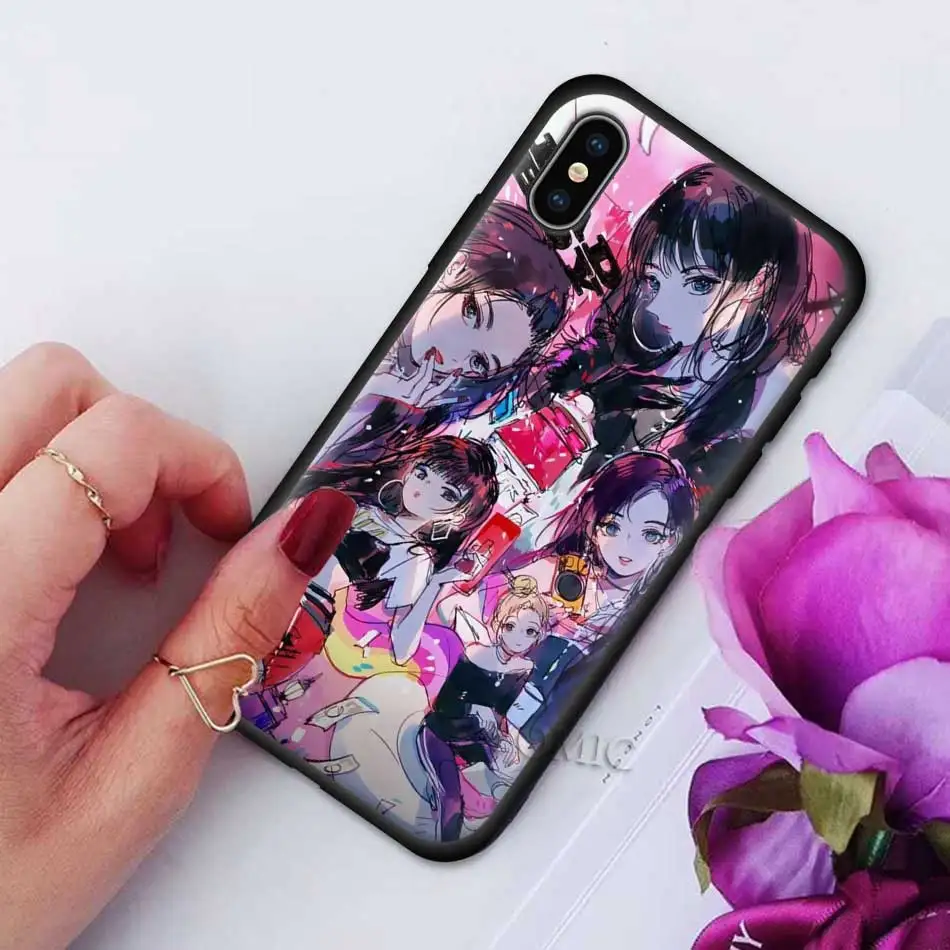 Чехол для телефона Apple iPhone 11 Pro 7 XR 6 X XS MAX 8 6S Plus 5 5S SE 2020 ТПУ черный мягкие чехлы