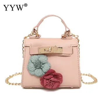

Womens' Flowers Crossbody Bags Crossbody Bag Ladies Hand Bags For Women With Rose Dual-Use Bright Handbag Messenger Bag