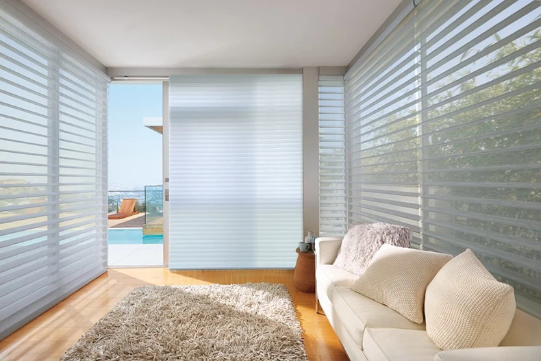 Tuya smart electric Shangri-La blinds product overview