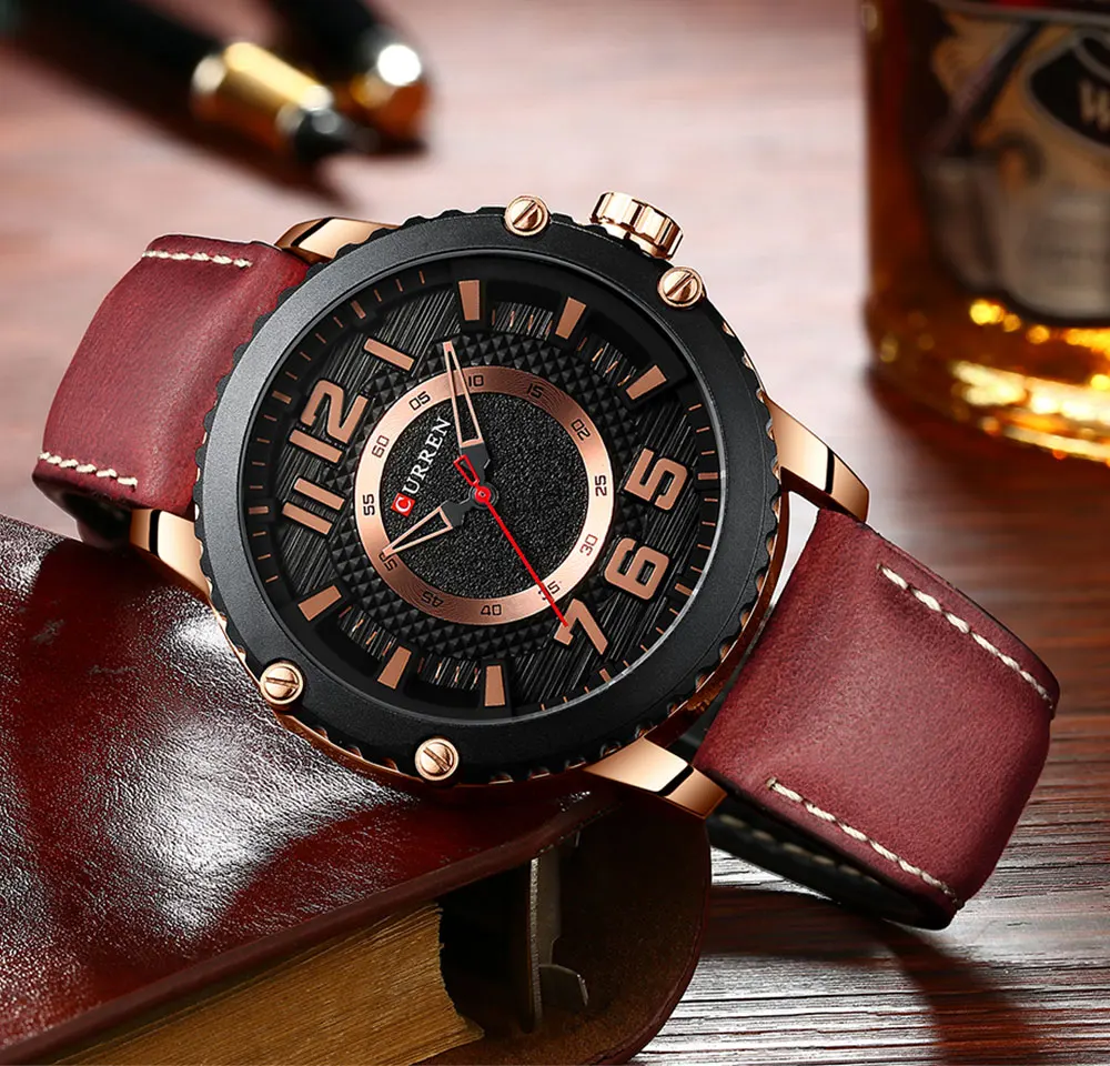Curren Часы мужские люксовый бренд военные мужские часы мужские водонепроницаемые спортивные часы мужские Relogio Masculino