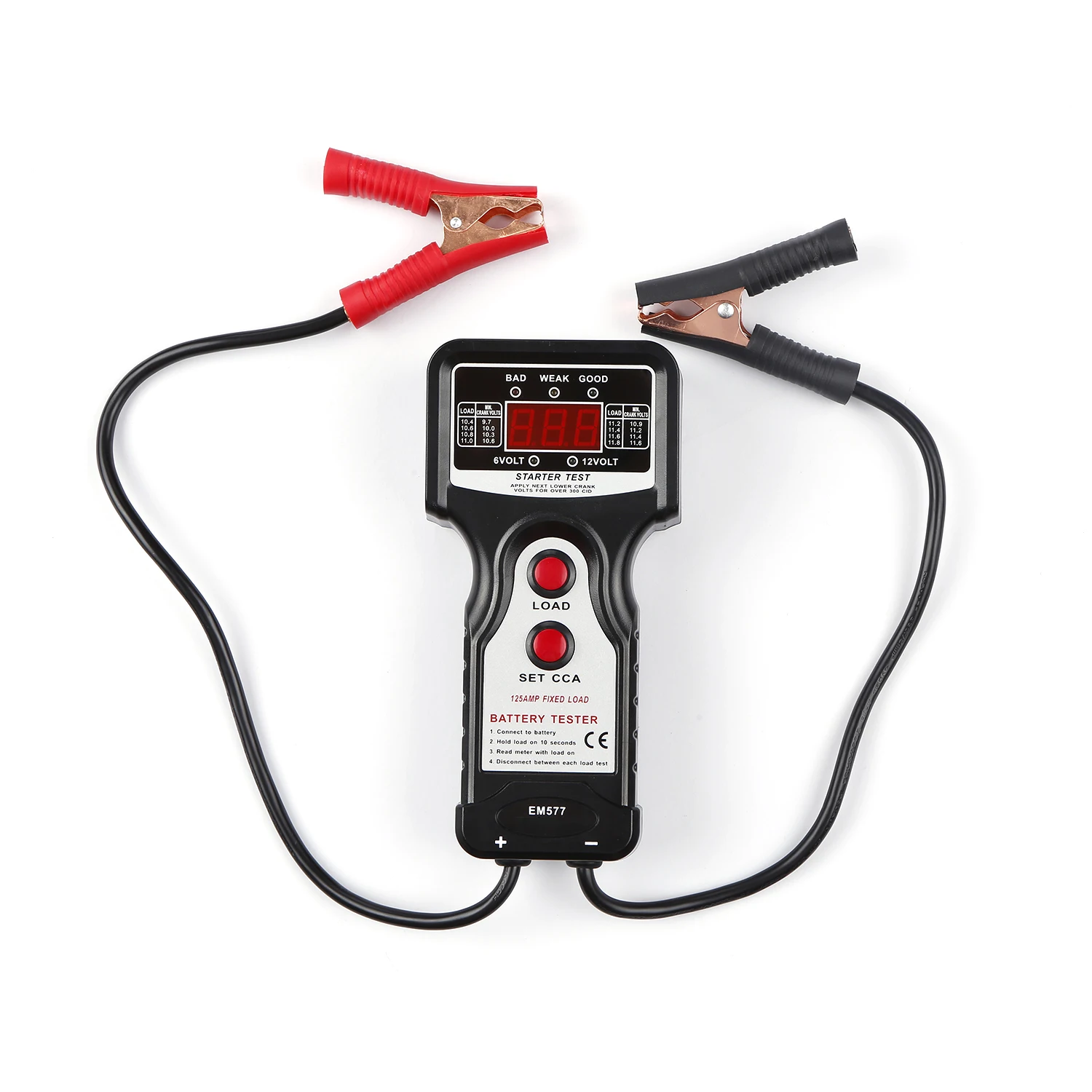 Universal Auto Digital Battery Tester Battery Load Checker Charging