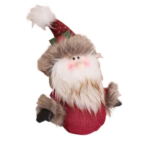 NEW 18 Styles Christmas Decorations Christmas Dolls Christmas Tree Decorations Innovative Elk Santa Snowman Decorations2019 - Цвет: K 20x12cm