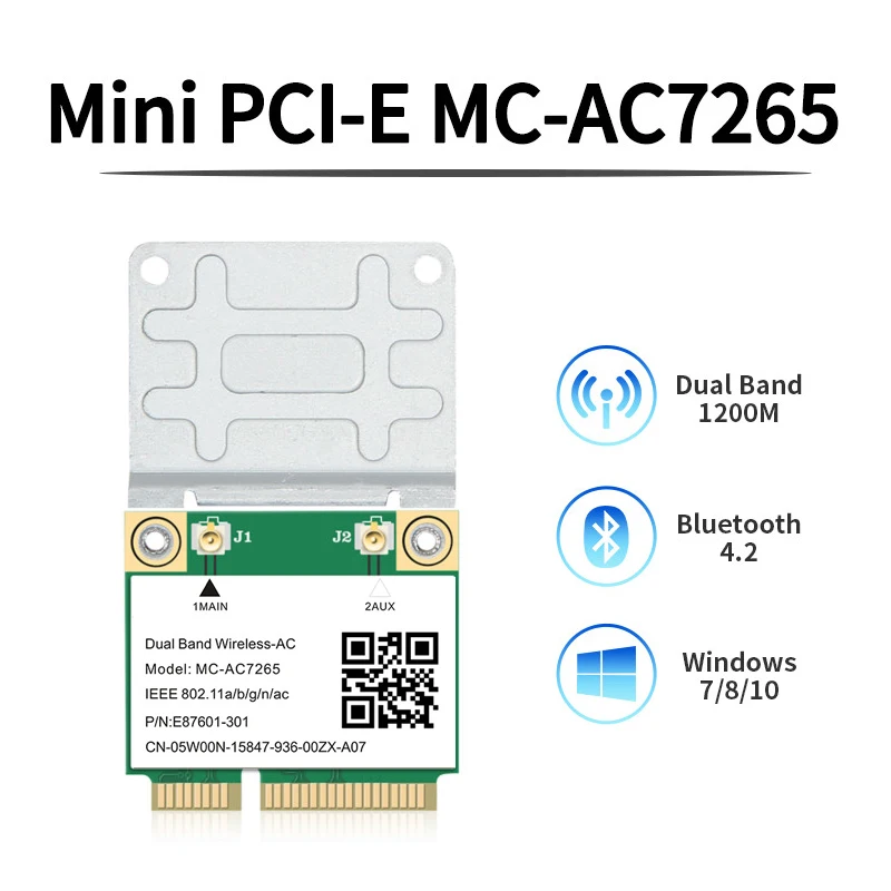 3000Mbps Wifi 6 Wireless Adapter Mini PCI-E Card Bluetooth 5.0 Notebook Wlan Wifi Card 802.11ax/ac 2.4G/5Ghz MU-MIMO Windows 10 usb wireless adapter Network Cards