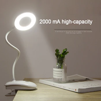 

LED Desk Lamp Touch Dimming Flexible USB Lamp Study Reading Lamp Desk Bedside Night Lamp