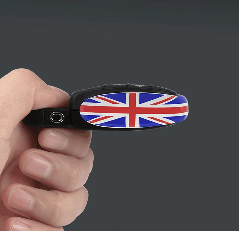 Car Styling Key Case Cover Chain Union Jack Decoration For BMW Mini Cooper S JCW One D F54 F55 F56 F57 F60 Car Accessories