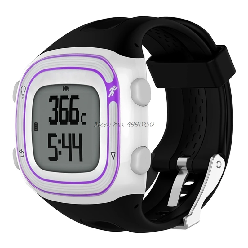 22 см 25 силиконовый спортивный браслет ремешок для Garmin Forerunner 10 15 GPS Smartwatch сменный