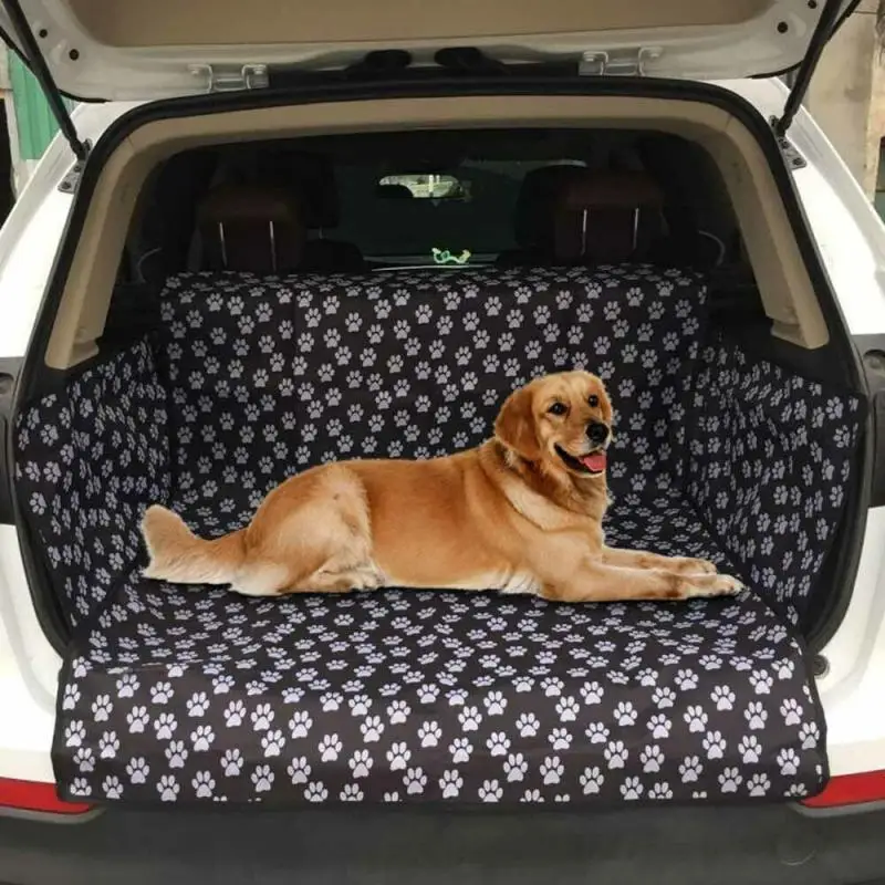 Pet Dog Cat Car Rear Seat Cover Boot Liner Mat Floor Protector Water Resistant 