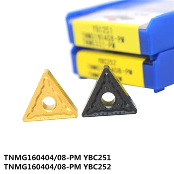 

ZCC.CT TNMG160404-PM YBC251 TNMG160408-PM YBC252 TNMG432 External turning tool Carbide insert Lathe cutter Tool
